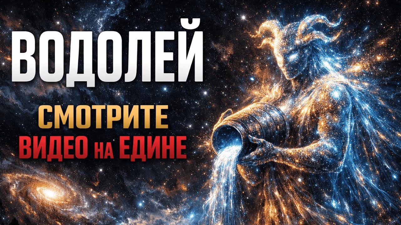 ♒ ВОДОЛЕЙ: СМОТРИТЕ это ВИДЕО на ЕДИНЕ! ВСЕЛЕННАЯ сделала ВЫБОР