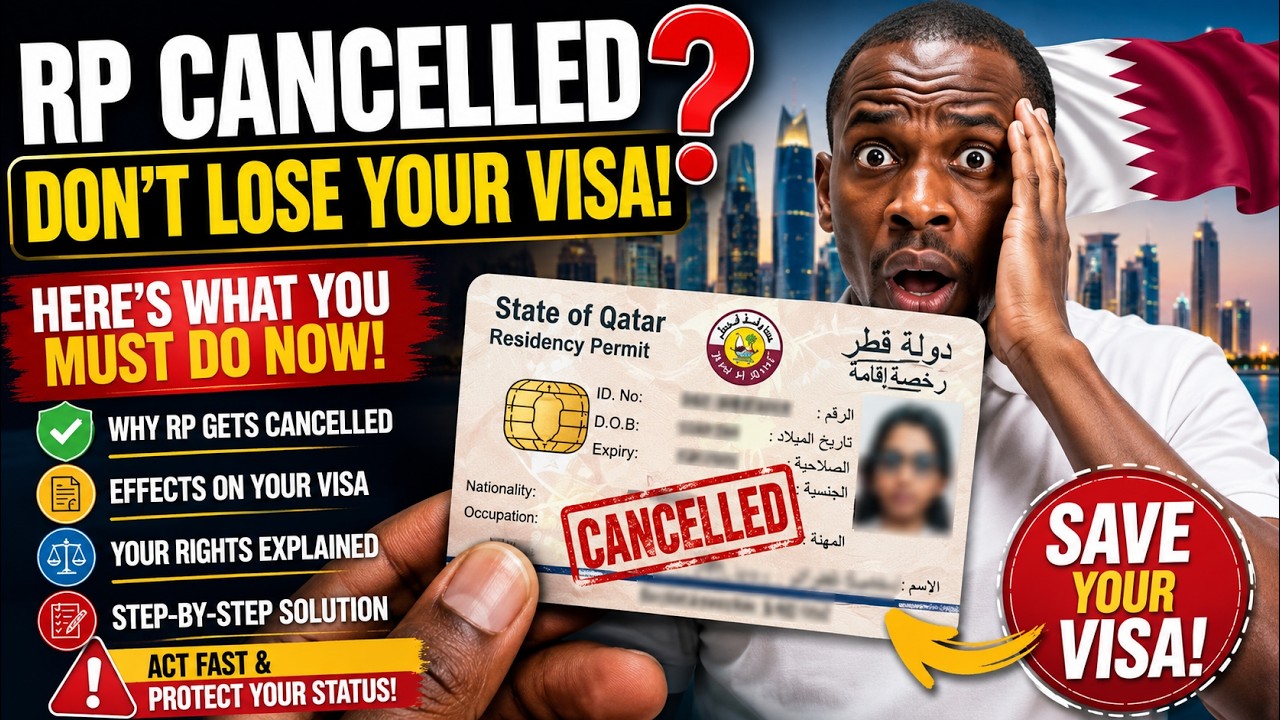Qatar Residency Permit Cancelled 2025 🇶🇦 | Reasons, Cases & How to Avoid Mistakes | Mexcreationtv