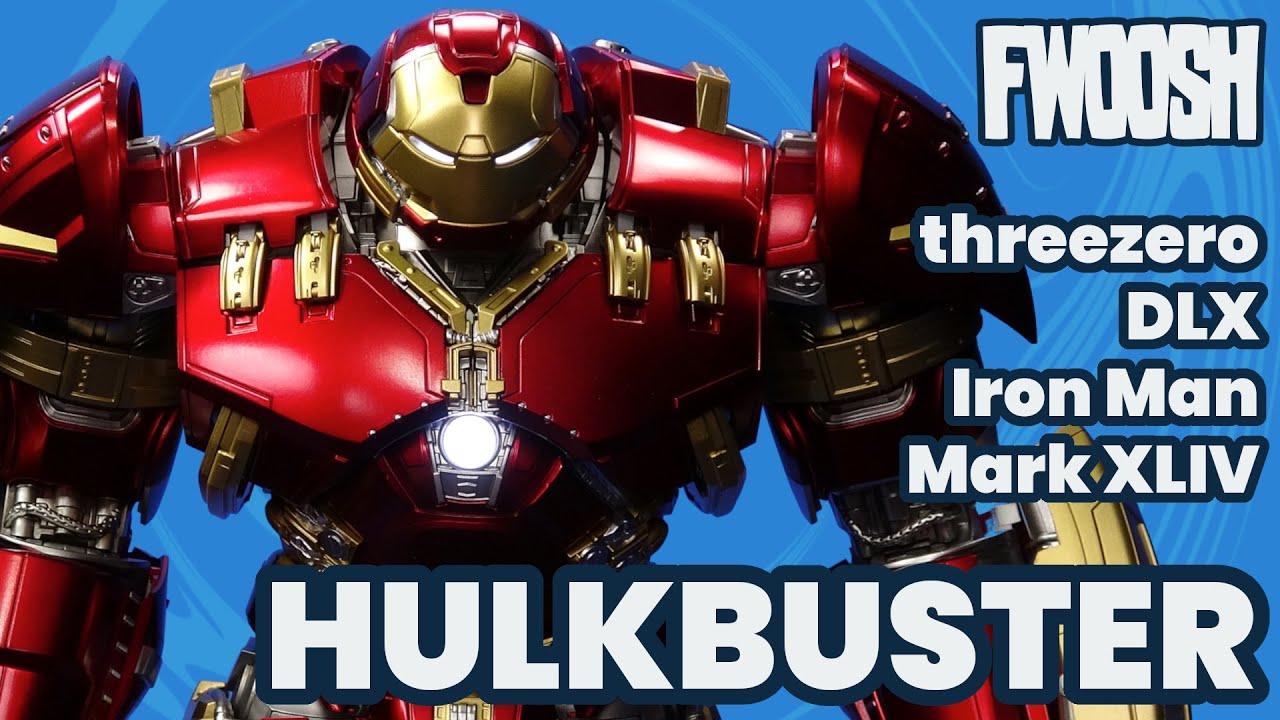 Iron Man Mark 44 Hulkbuster DLX Marvel Avengers Age of Ultron ThreeZero Action Figure Review