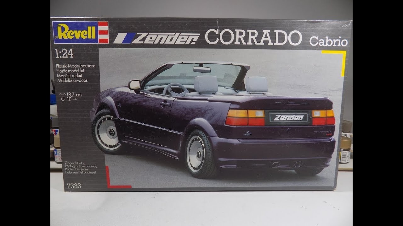 Unboxing Volkswagen Corrado Cabrio Zender 1/24 Revell