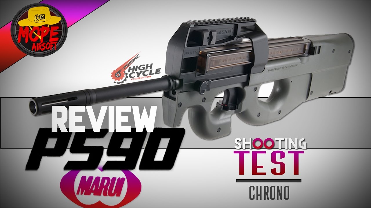 PS90 TOKYO MARUI High Cycle | Review | Shooting Test | Chrono Test | Mope Airsoft España