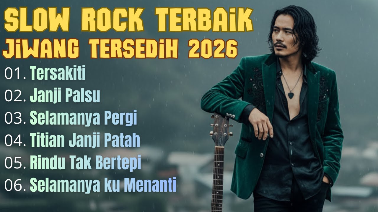 Lagu Slow Rock Terbaik 2026 | Jiwang Sedih Paling Menyentuh di Awal Tahun 💔
