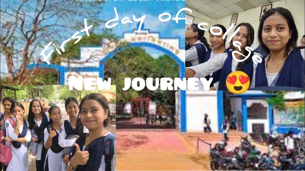 First day of college ❤️ || New journey start || HS First year first day  || Morigaon college
