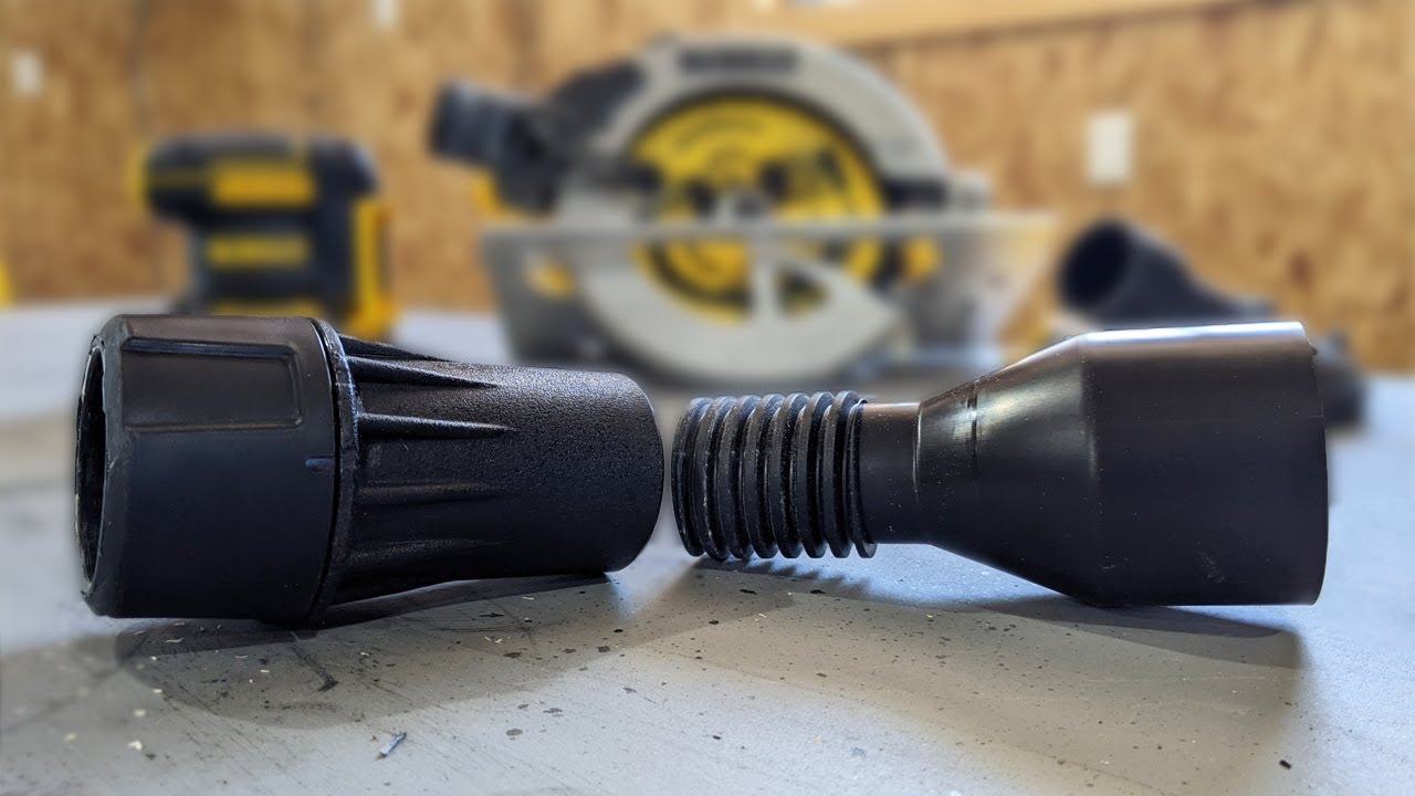 Решение головоломки с адаптером для сбора пыли DeWalt