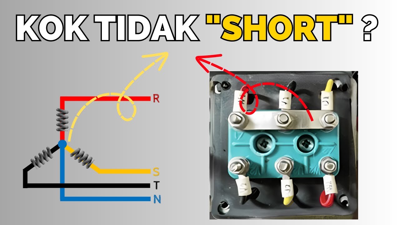 KONEKSI STAR 3 PHASE | KOK TIDAK TERJADI SHORT CIRCUIT?