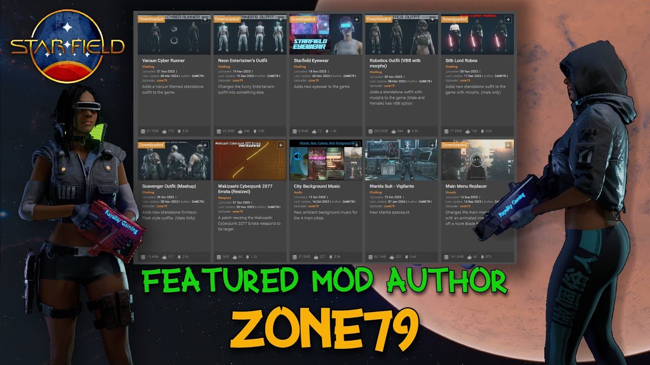 Starfield Mod Showcase  # Zone79 aka @ZoNEE79