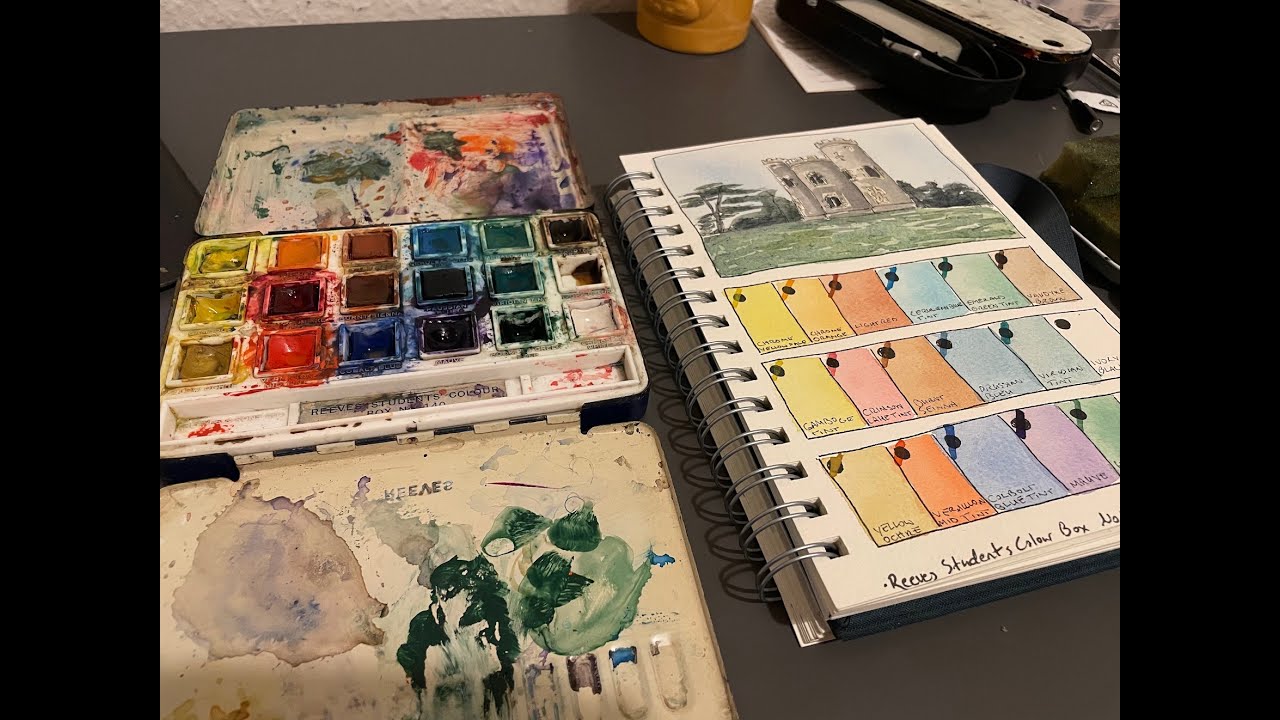 Vintage Reeves Watercolours 1960s