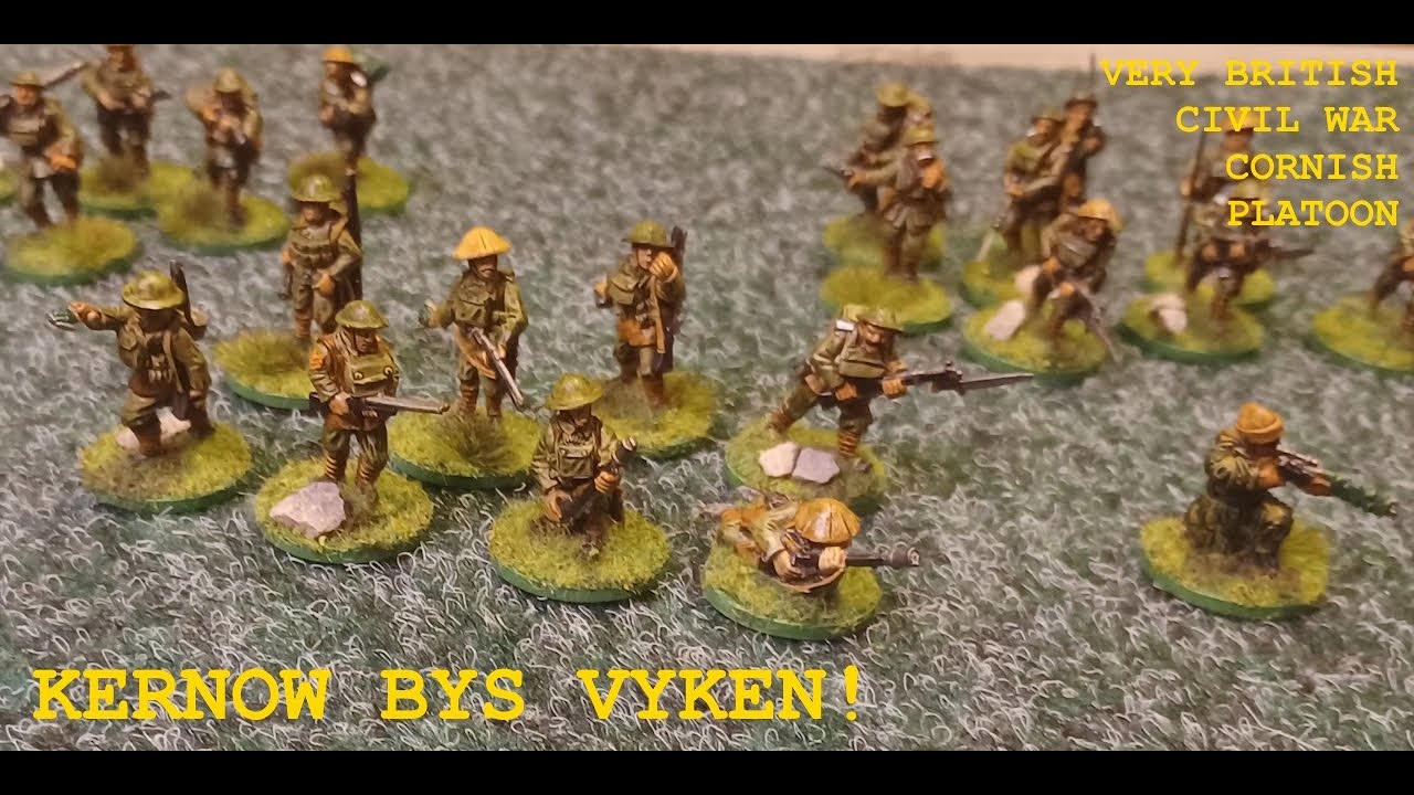 Painting Update: Very British Civil War DCLI Platoon