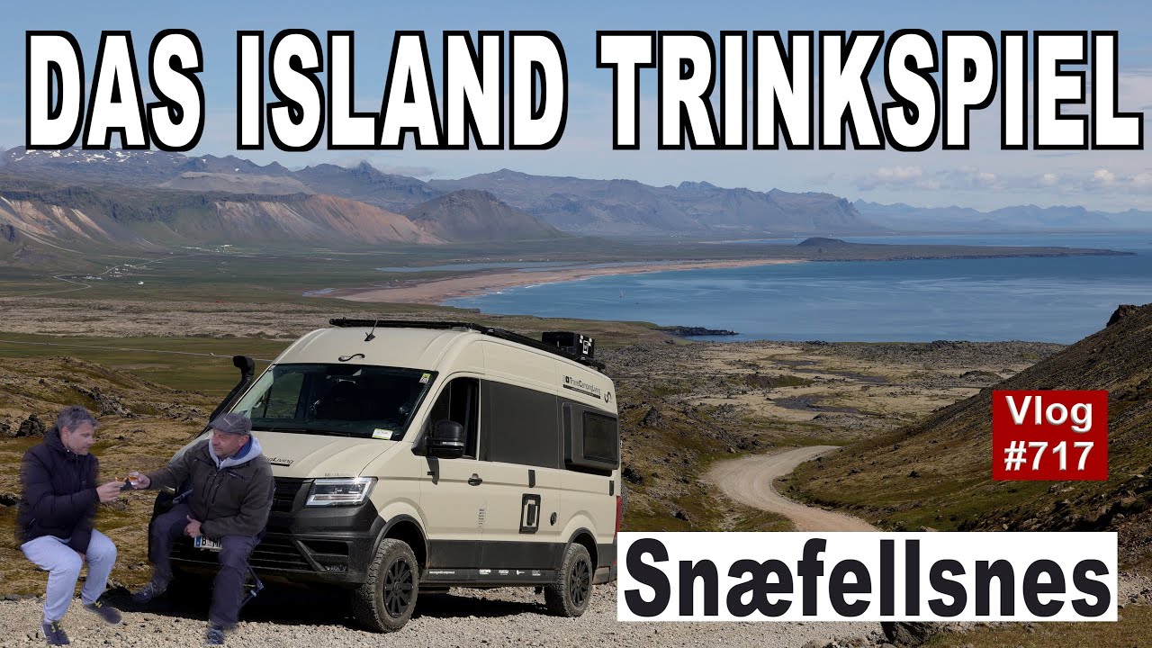 #717 Steile Schotterpiste Sneafellsnes, Island | BioToi, Tea Time, Schiffswrack & (k)ein Trinkspiel
