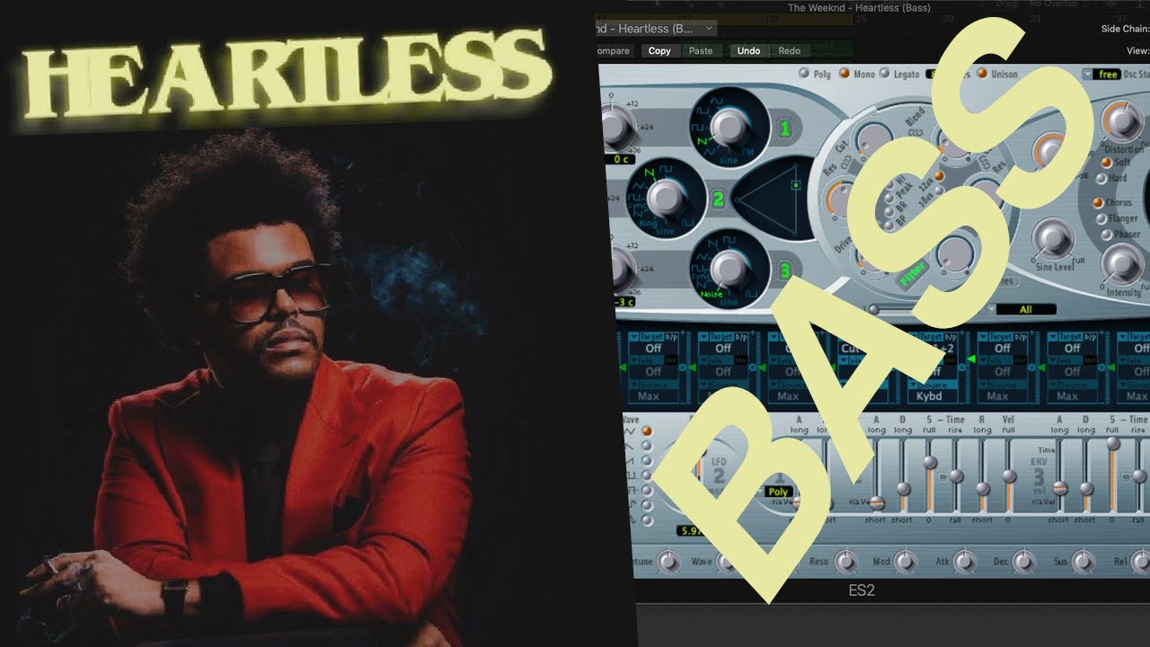 How to make the BASS synth from HEARTLESS by The Weeknd