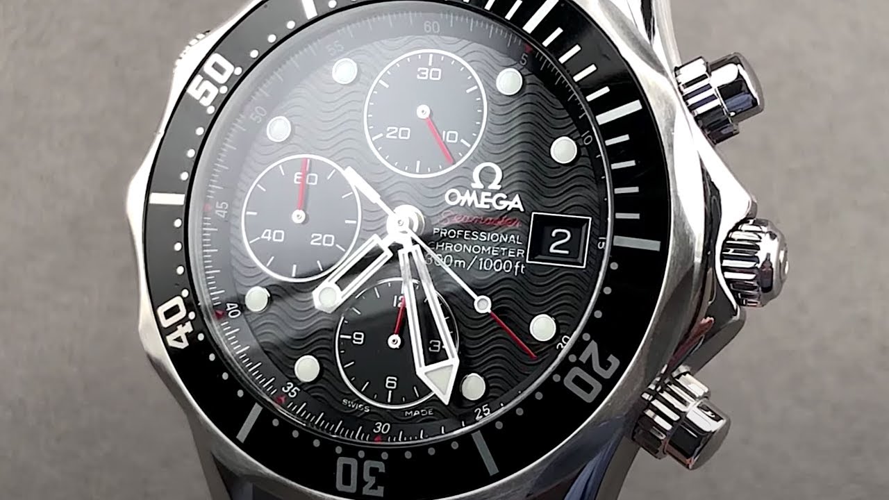 Omega Seamaster Diver 300M Chronograph 213.30.42.40.01.001 Omega Watch Review