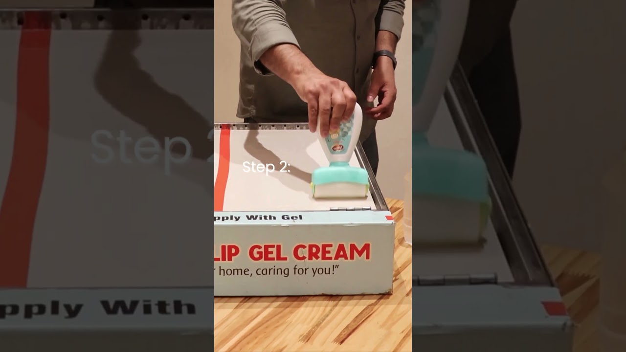 How to Apply Anti Slip Gel Cream | Prevent Slips Instantly on Wet Floors!  #nomoreslips #homesafety