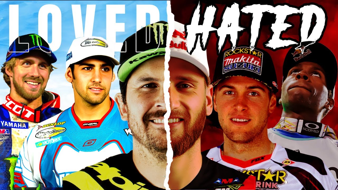 Most Loved vs Most Hated Riders In Motocross History