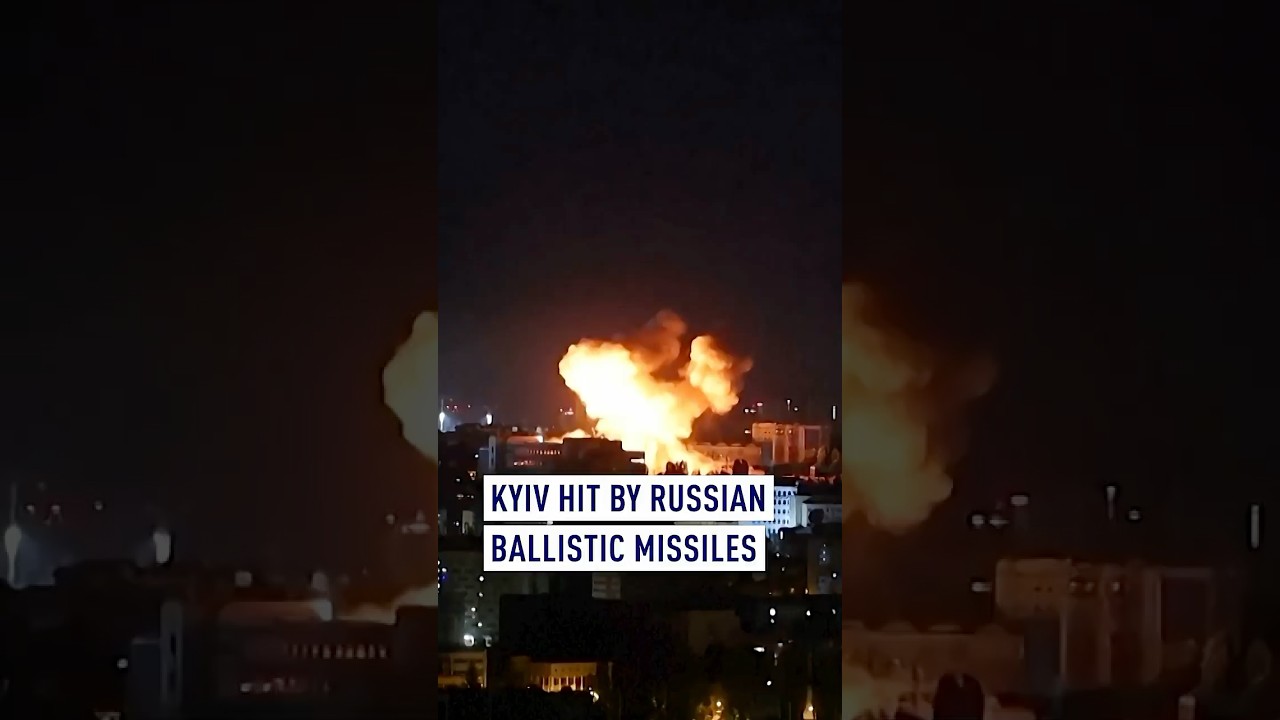 Kyiv hit by ballistic missiles
