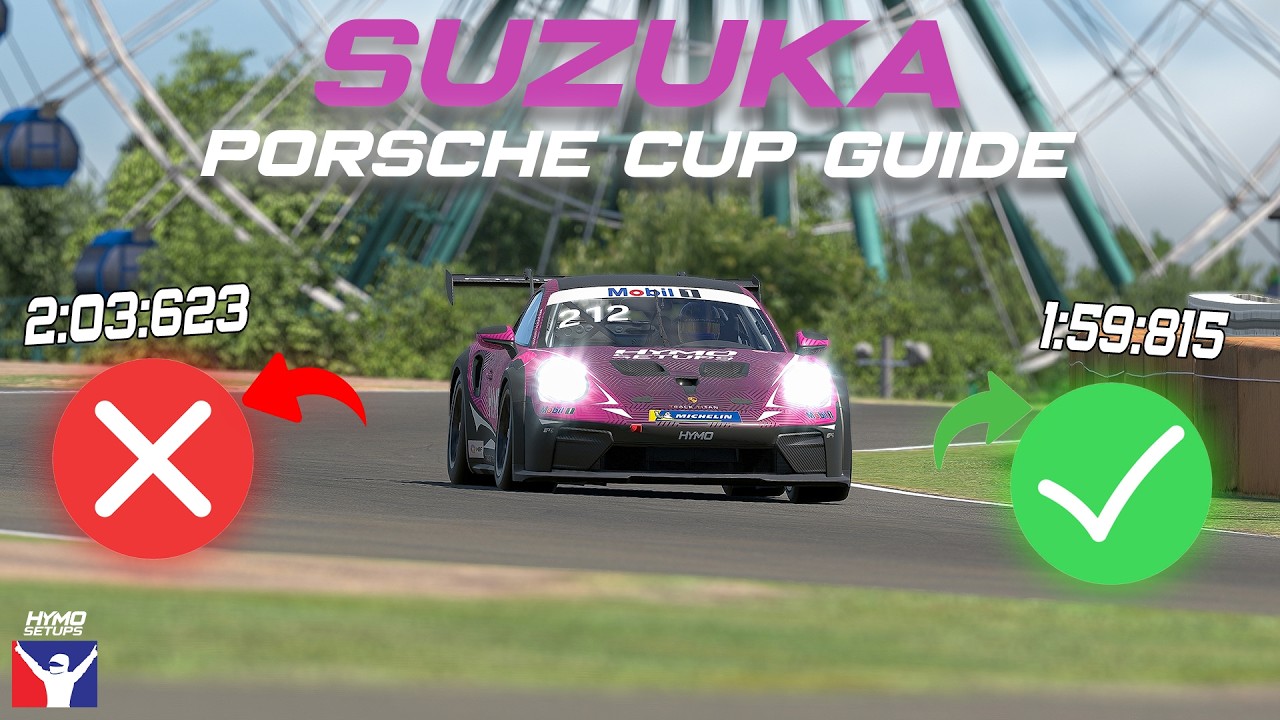 HOW TO DO SUZUKA IN iRacing | Porsche Cup Track Guide & Tips