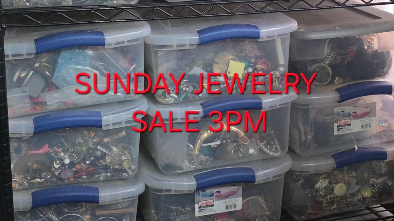 LIVE AT 3PM PT 6PM ET JEWELRY SALE STERLING GOLD AND MORE