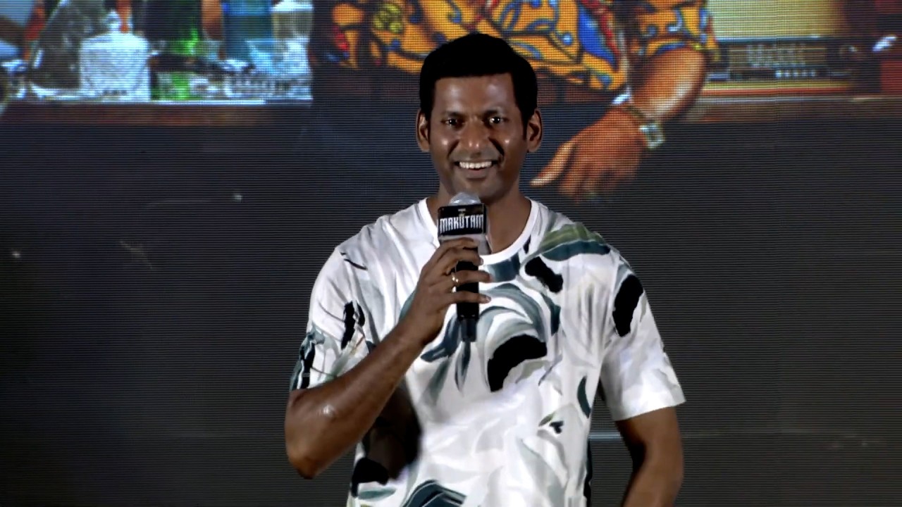 Hero Vishal Speech | Makutam Second Single Launch Event | V6ENT