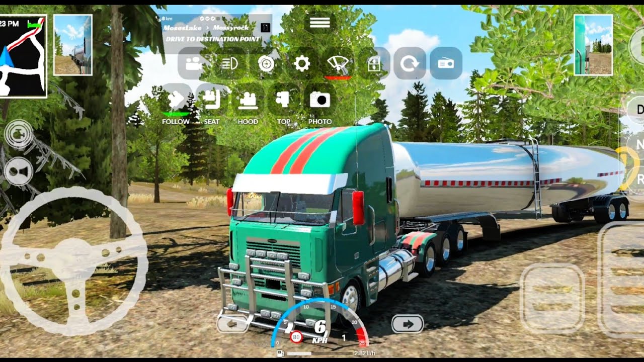 🚚Truck Simulator Pro 3✅ Freightliner Argosy Truck 🛣️ MossesLake  to MessyRock