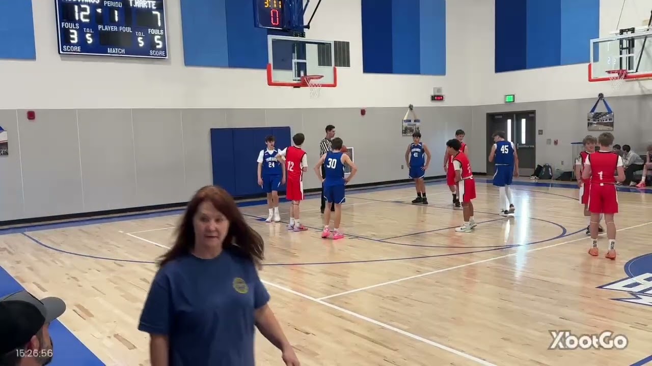 8th Grade Curtis Creek 51 vs Twain Harte 48 pre season tournament