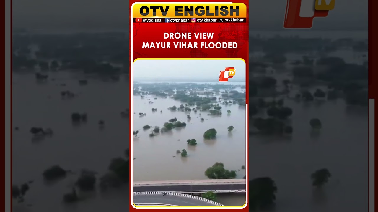 Drone Visuals Show Flooded Mayur Vihar As Yamuna River Remains Above Danger Mark