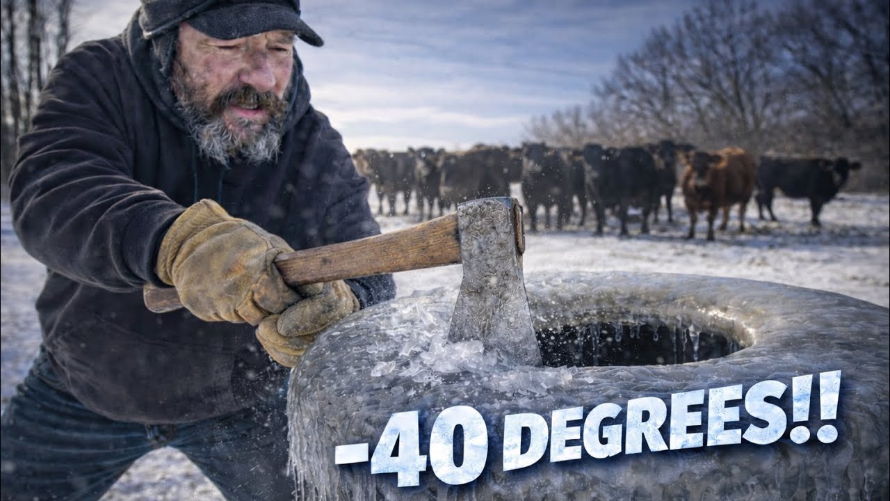 Major Freeze Up On The Ranch!! Send HELP!!