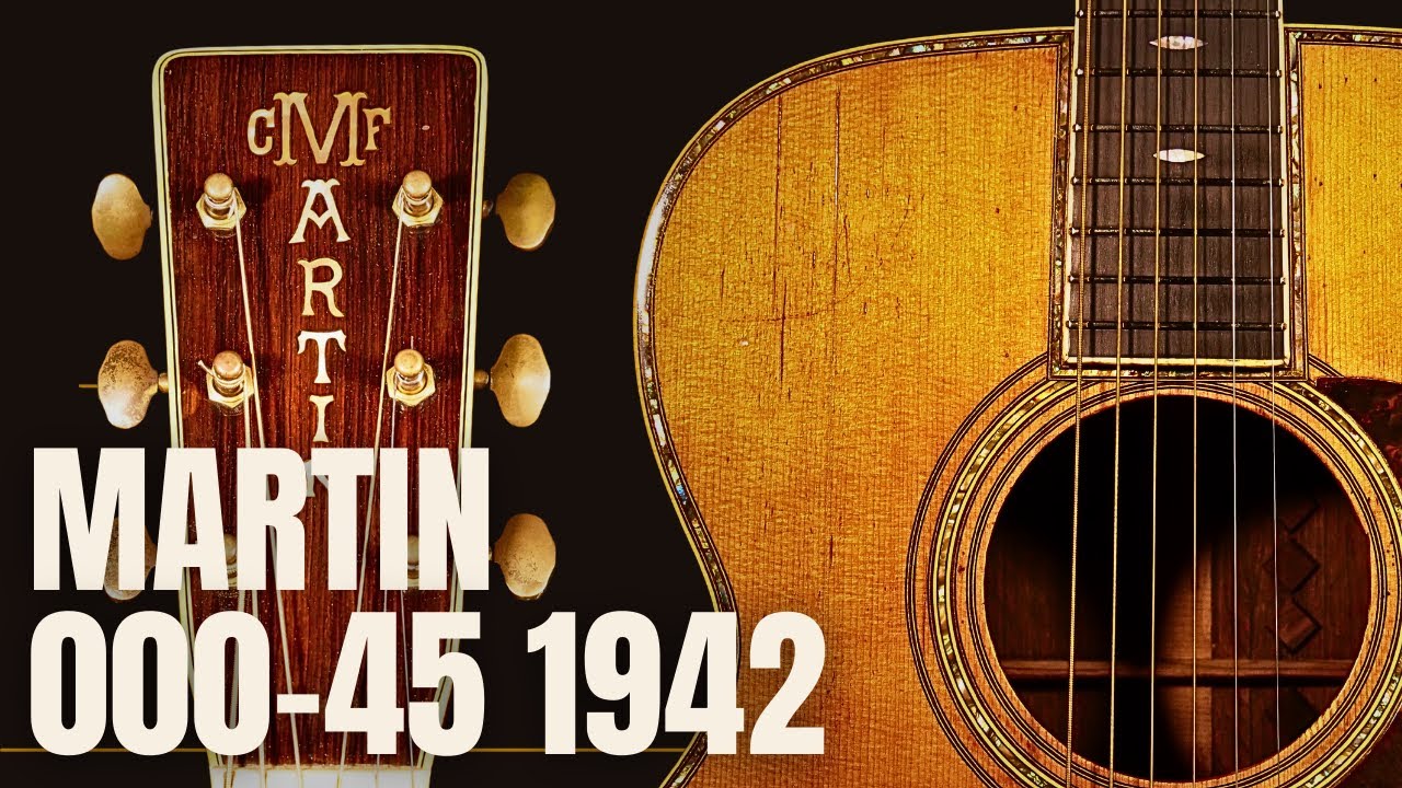 奇跡！1942年製の本物のオリジナル45の入荷です！【Martin 000-45】アディロンダックスプルース×ハカランダ（完全予約制 名古屋アコギ専門店 オットリーヤギター）