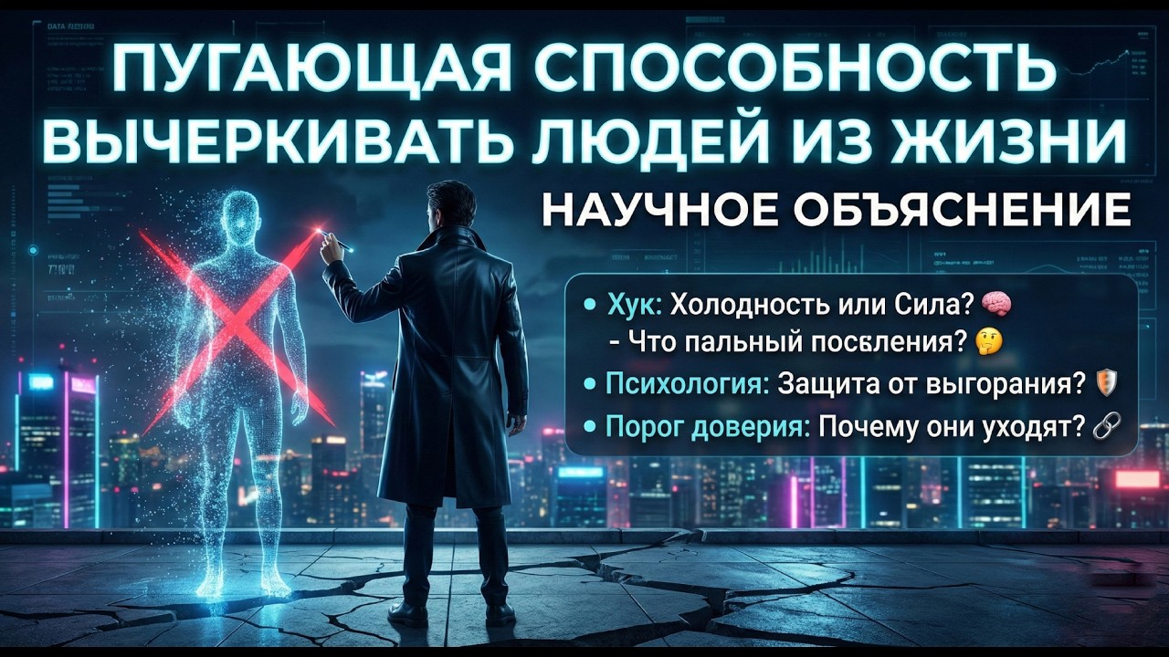 Пугающая способность вычеркивать людей из жизни Научное объяснение