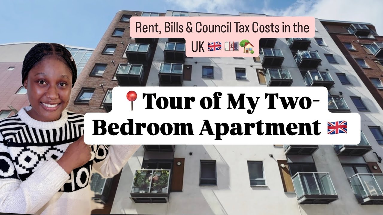 🇬🇧 WHAT I PAY FOR MY FURNISHED APARTMENT IN UK 🇬🇧 || RENT, BILLS AND LOCATION IN THE UK 🇬🇧💷🏡