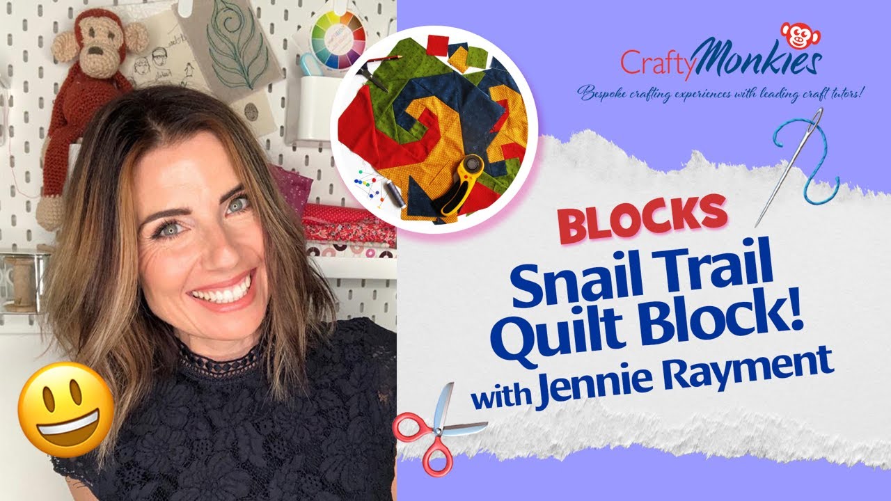 The Traditional Snail Trail Quilt Block!