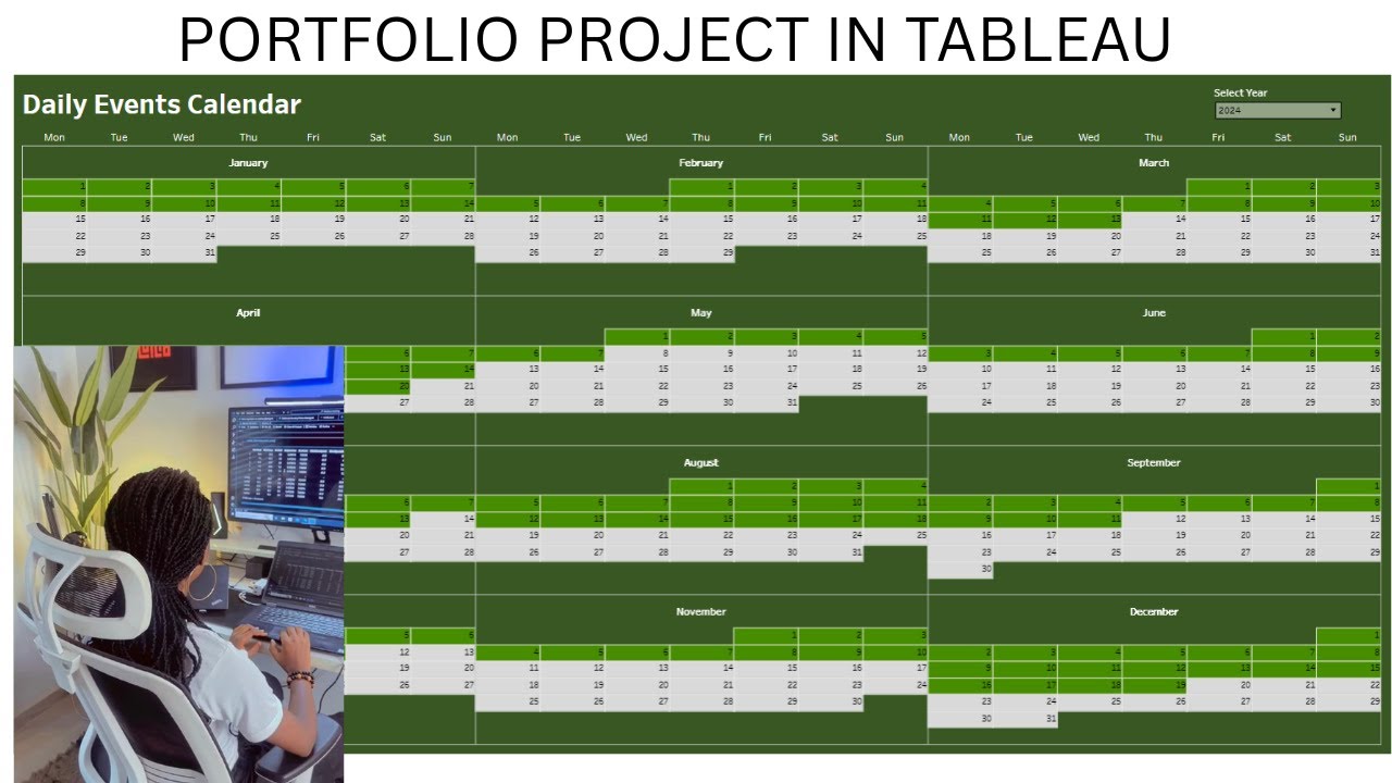 How to Create A Calendar In Tableau |  Events Calendar Creation in Tableau