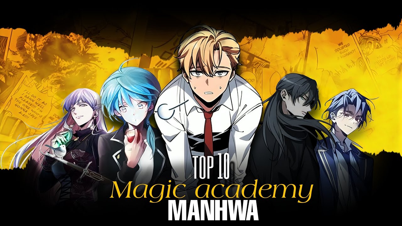Top 10 MAGIC Academy manhwa 🔥 #manhwa #recommendation