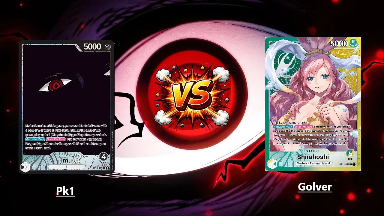 ||Imu VS Shirahoshi||Tercera Ronda Mesa 1 Locals 20 Personas GamersPalma||