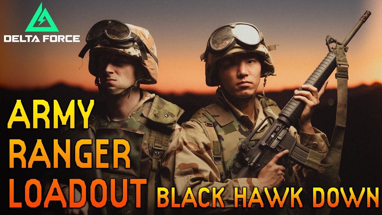 Снаряжение армейского рейнджера Delta Force Black Hawk Down