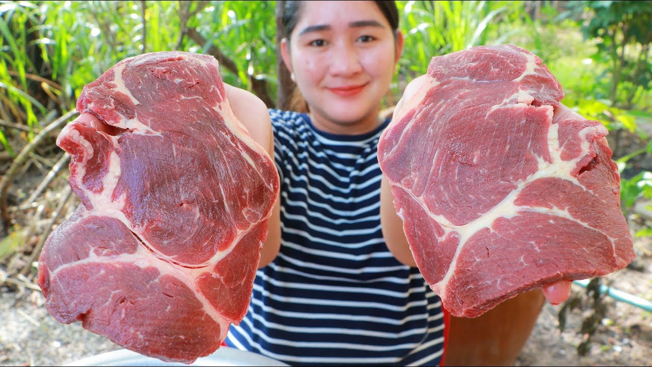 Tasty Beef Steak Cooking At Home - Cooking With Sros
