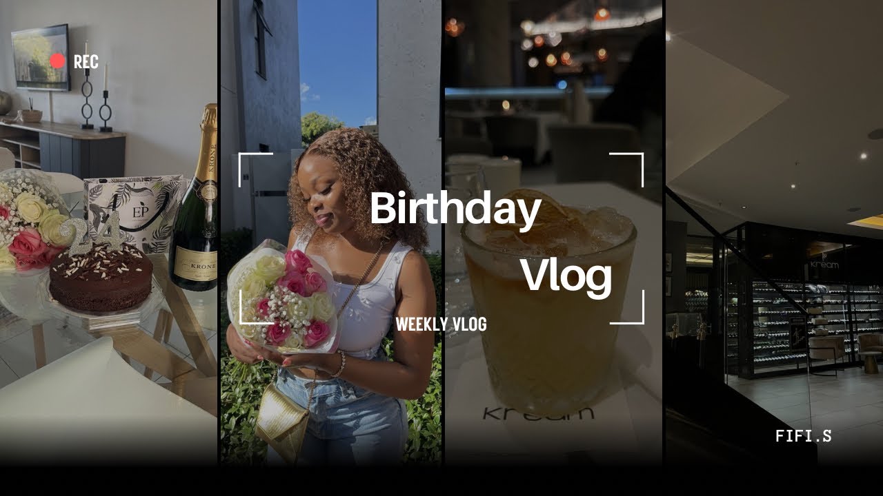Birthday vlog| 24th birthday| staycation #southafricanyoutuber 