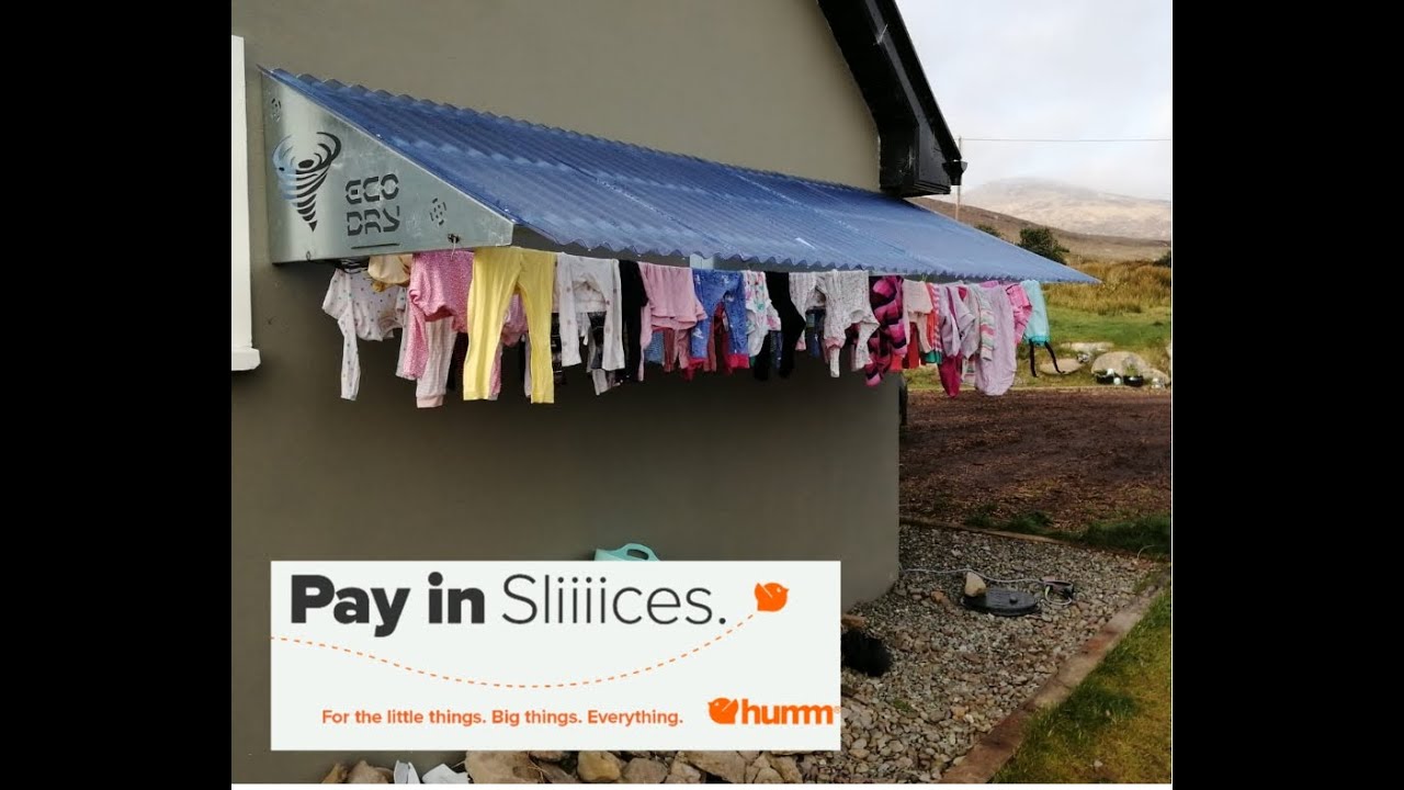 EcoDry Canopy clothes line installation