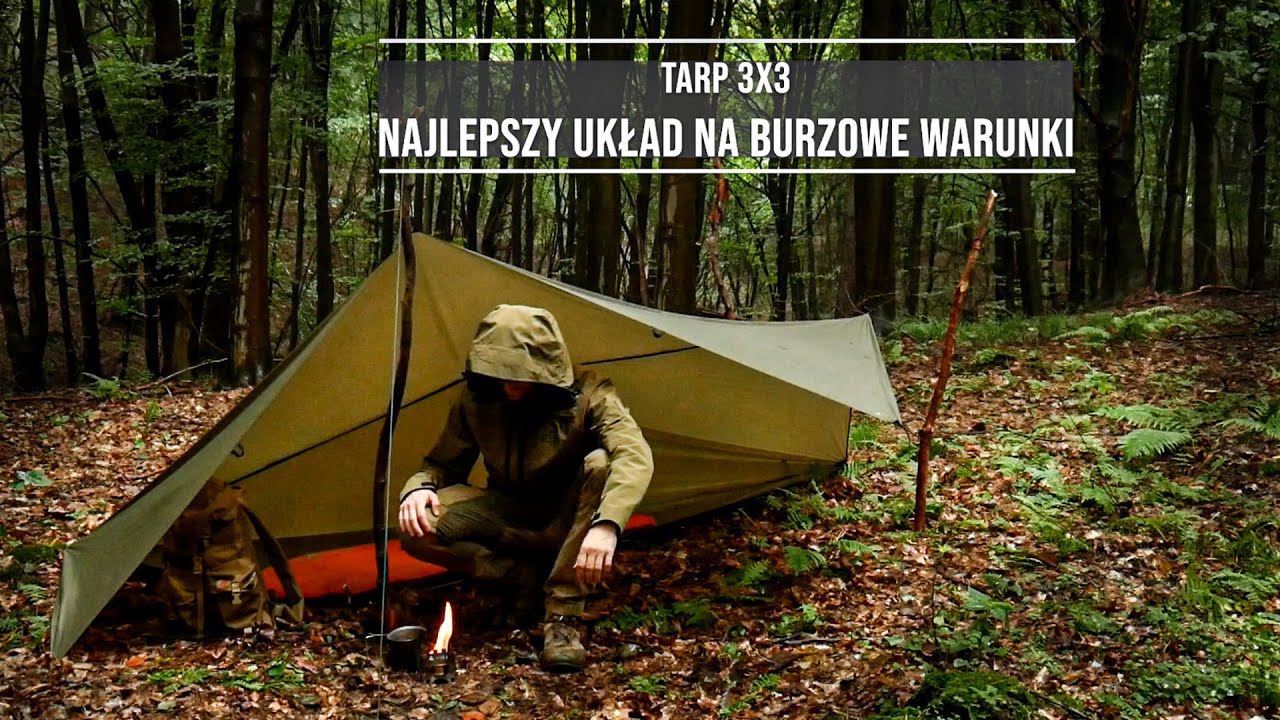 Tarp 3x3 - Najlepszy układ na burzowe warunki