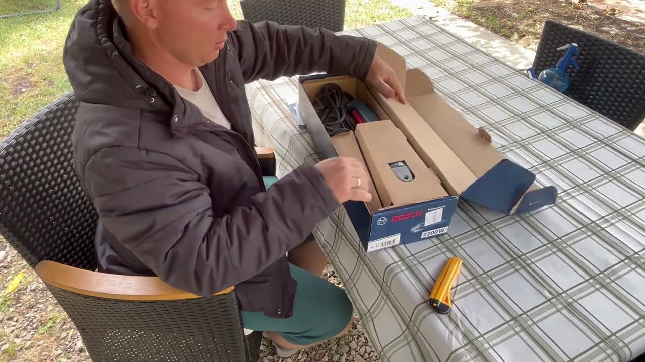 Bosch GWS 2200 Flex Unboxing