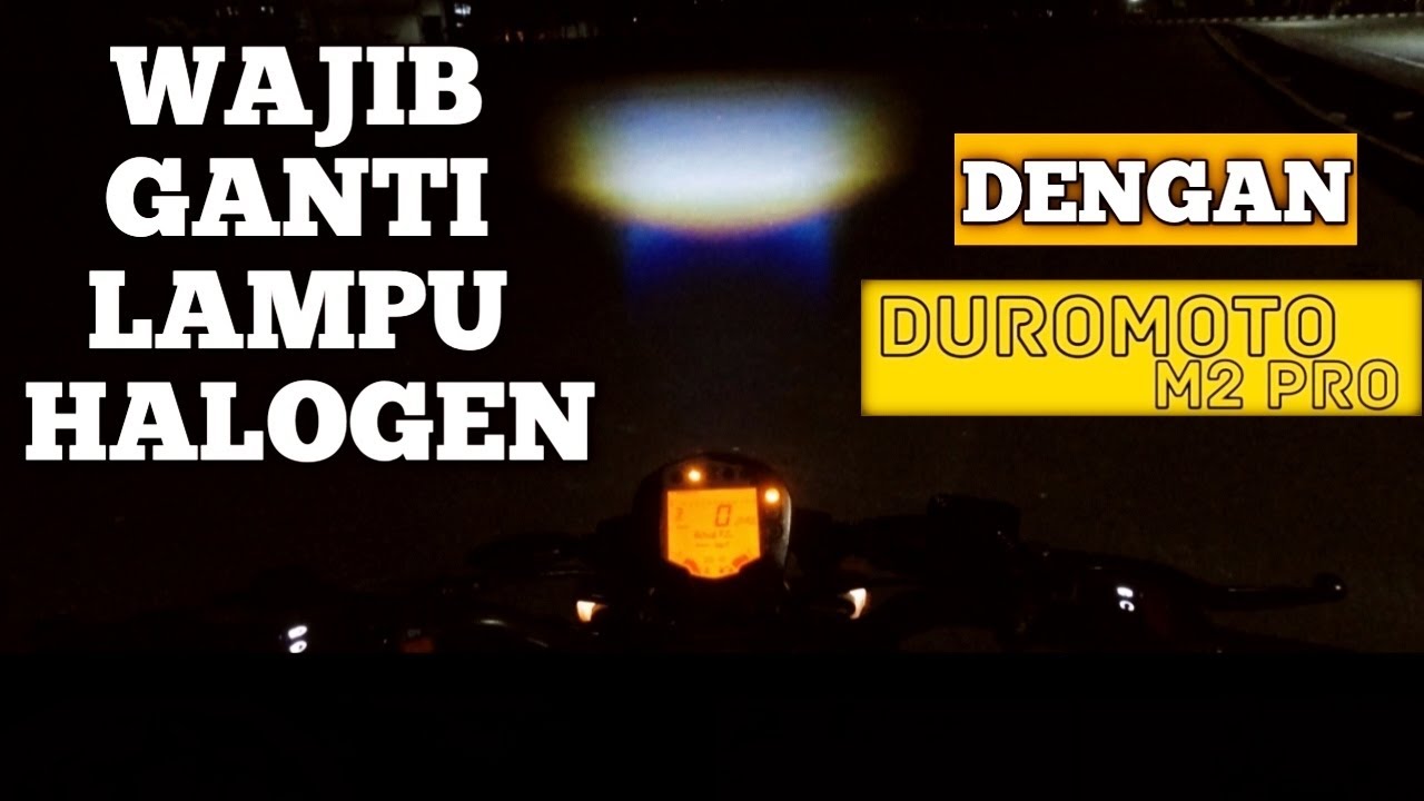 LAMPU LED LASER DUROMOTO M2 PRO||BUKAN KALENG KALENG CAHAYA NYA JOSSSS