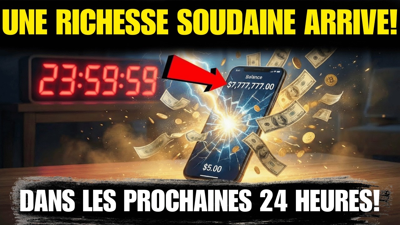 DIEU DIT : PRÉPARE-TOI À UNE RICHESSE SOUDAINE — DANS 24 H ⏱️💰
