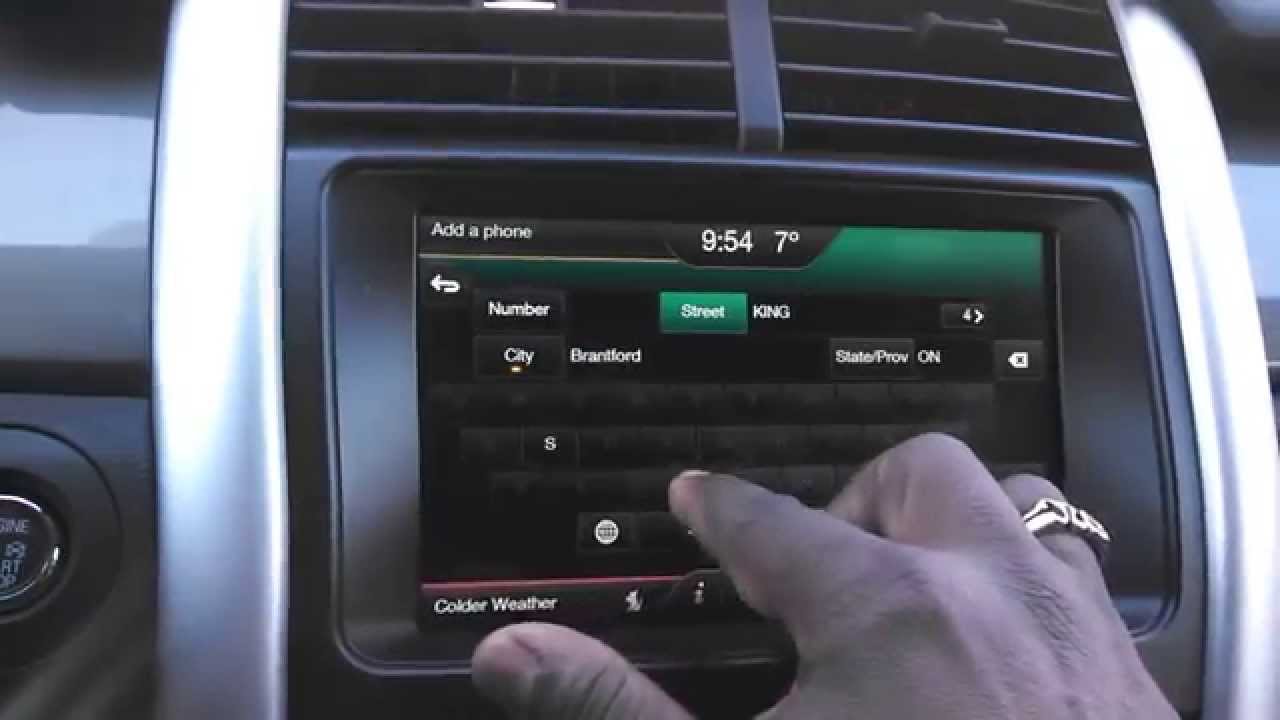 How to set your home address on your Navigation system using SYNC with Ford MYTOUCH by Stacey Cookee