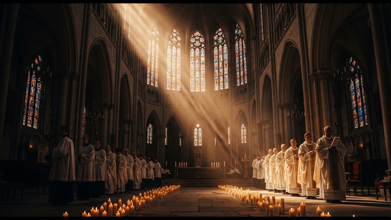 Chorał Gregoriański na Pokój Serca ✝️ Ps 4,9 „W pokoju się położę i zasnę spokojnie…” (432Hz)