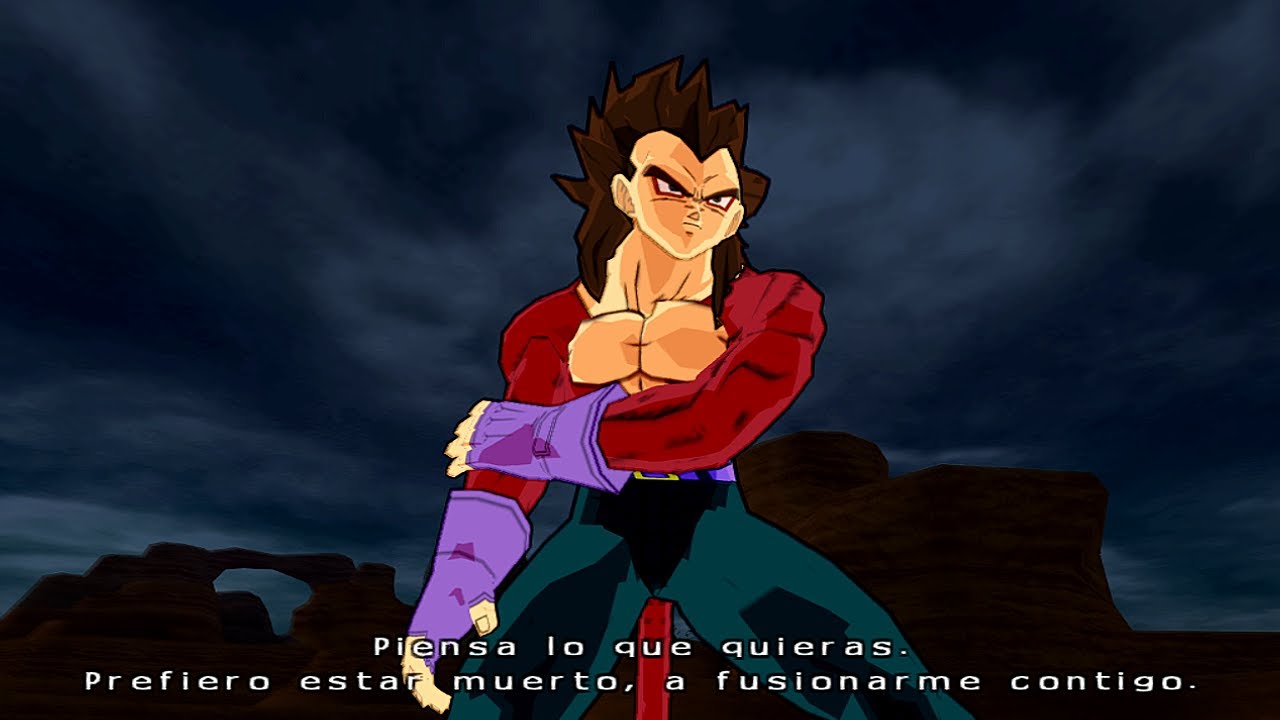 Goku GT & Vegeta GT vs Super Bu (Broly Absorbido) | Modo Historia | DBZ: BT3