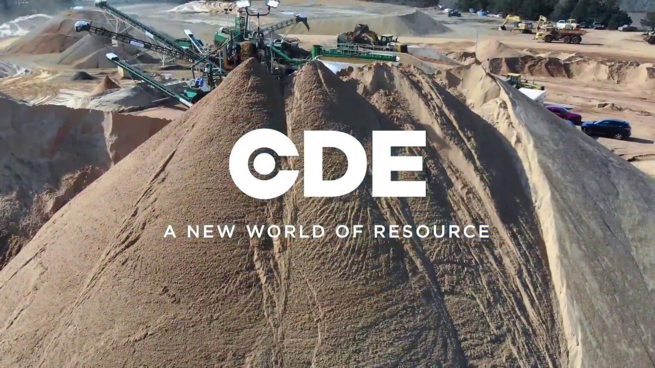 Planta completa de lavado y procesamiento de arena y áridos por CDE Global