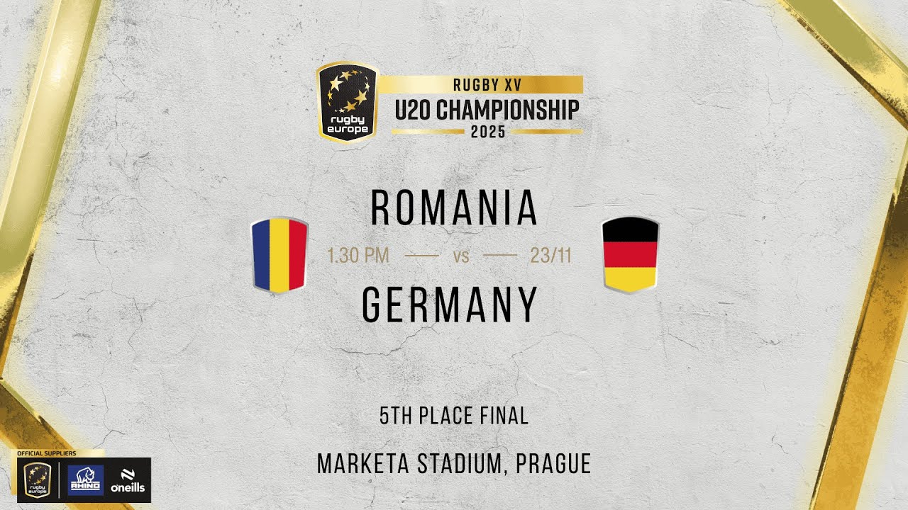 ROMANIA v GERMANY - RUGBY EUROPE U20 CHAMPIONSHIP 2025 - 5th Place FINAL