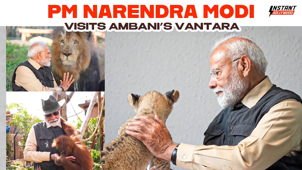 PM Modi Visits Anant Ambani's Vantara 🐘 | A Wild Adventure with India's Wildlife Champion
