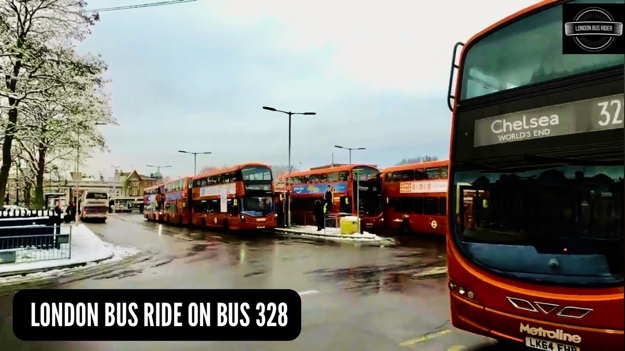 🚌 London Bus Ride: Route 328 – Golders Green to Chelsea ❄️