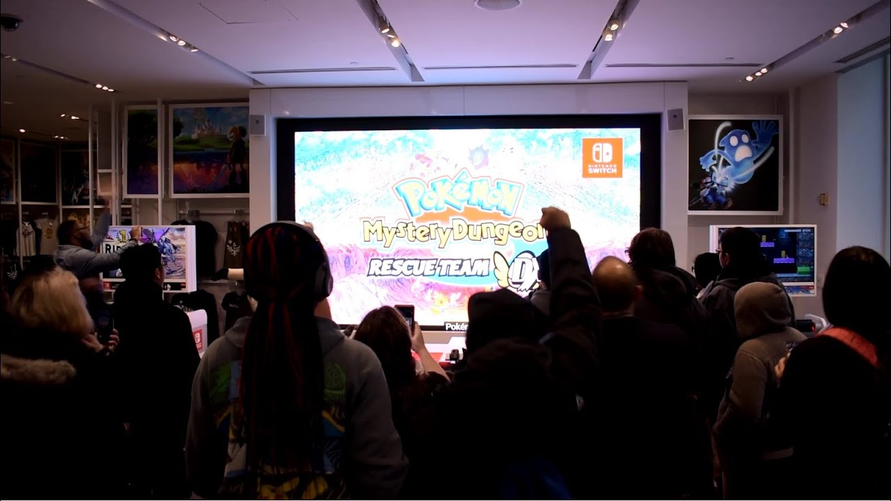 Pokémon Direct 1.9.2020 Live Reactions at Nintendo NY [Mystery Dungeon: Rescue Team DX Reveal]