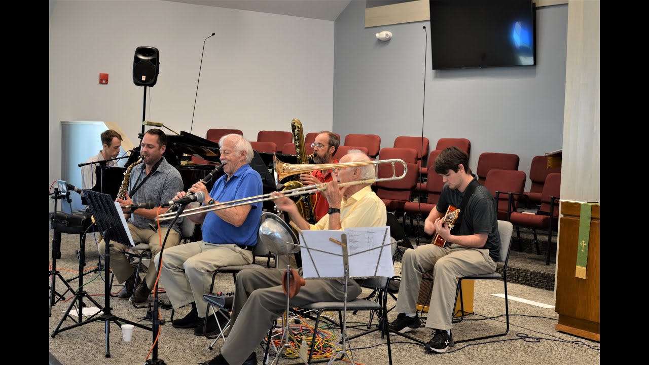 The New Normal Jazz Band at the Dekalb ILL Methodist Church, 3 Sept 2023 with Special Guests