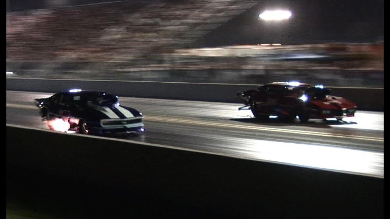 Flame Throwing 880ci Nitrous Camaro - Pierce Racing 'Purple Gorilla'